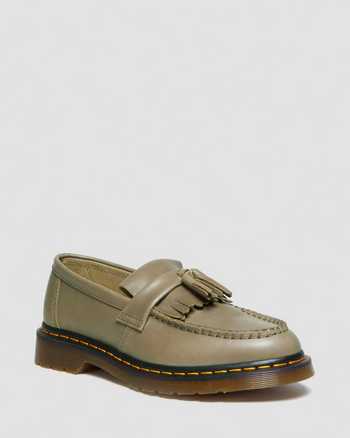 Adrian Carrara Leather Tassel Loafers