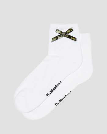 Ankle Bow Organic Cotton Blend Socks